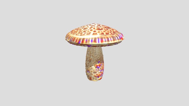 fictional magical mushroom 3D Model