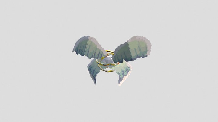 Ophanim w/wings 3D Model