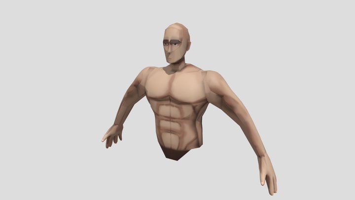 Man of Muscle 3D Model