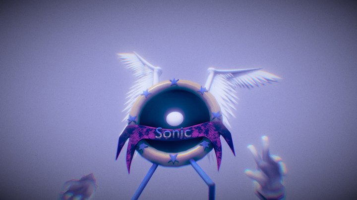 Sonic_LoGo exe 3D Model