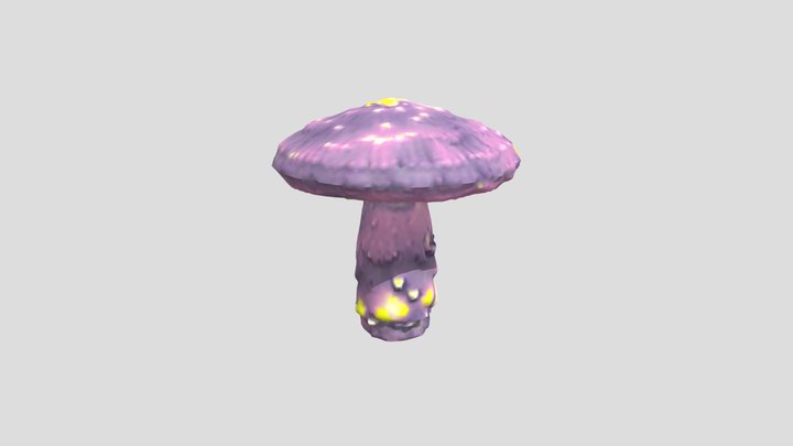 Mushroom in Pokemon Arcus style 3D Model