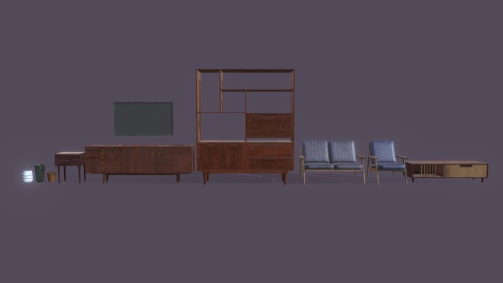 Furniture set 3D Model