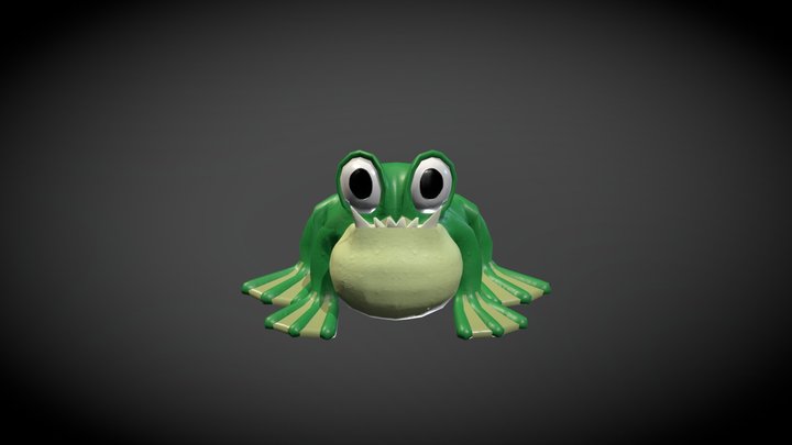 Monster frog 3D Model