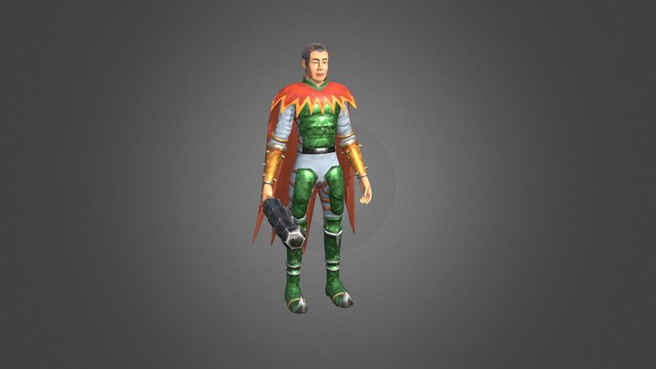 传奇战士3d模型 lengend of mir warrior 3d model 3D Model