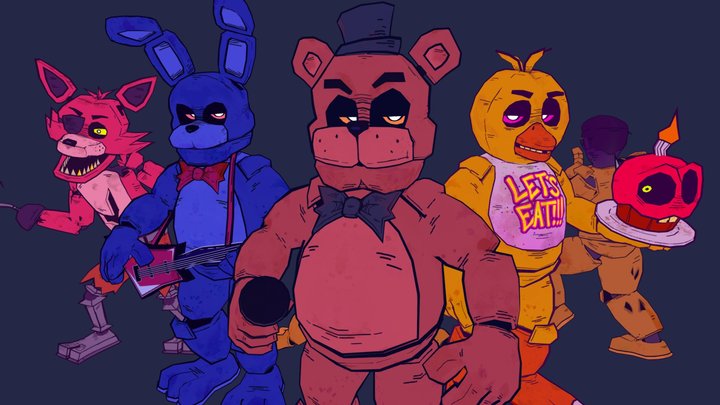 Fnaf 3D Models for Free - Download Free 3D ·