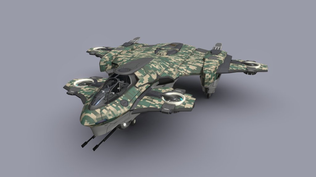 Heavy VTOL gunship