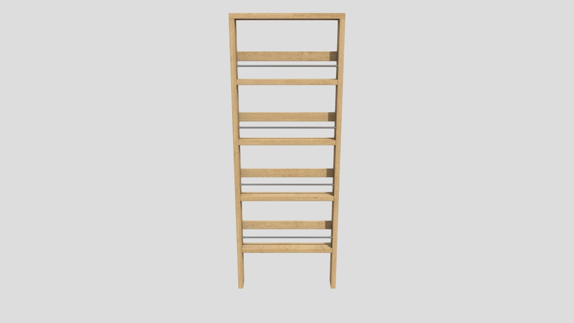Flat wood magazine rack - Buy Royalty Free 3D model by interior model ...