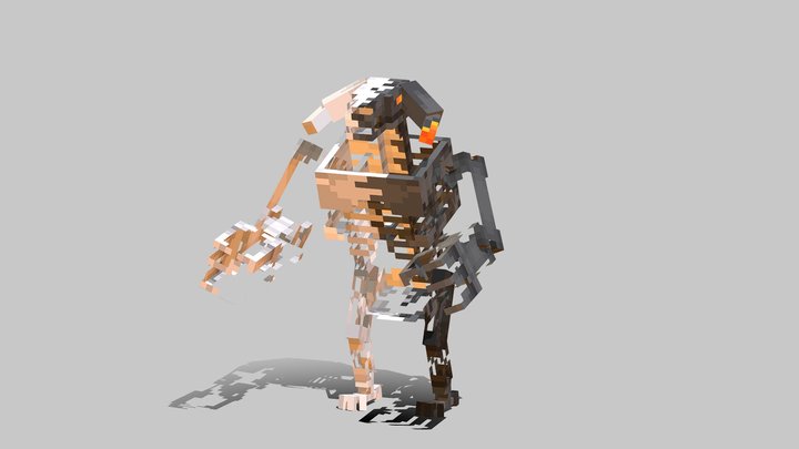 Fire Demon 3D Model
