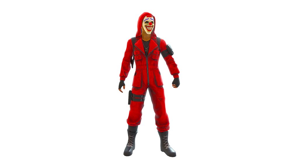 Red criminal model #ff #freefire