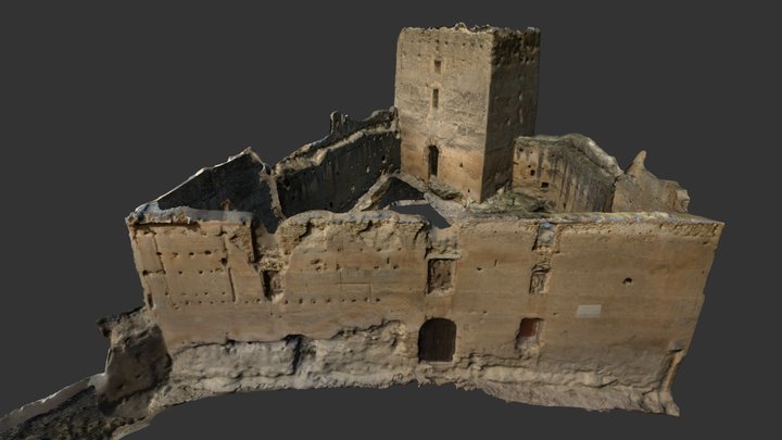 Castell de Barxell 3D Model