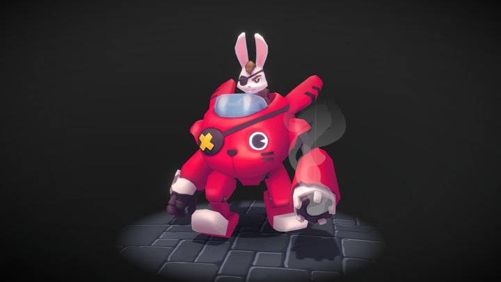 Zack Attack! 3D Model