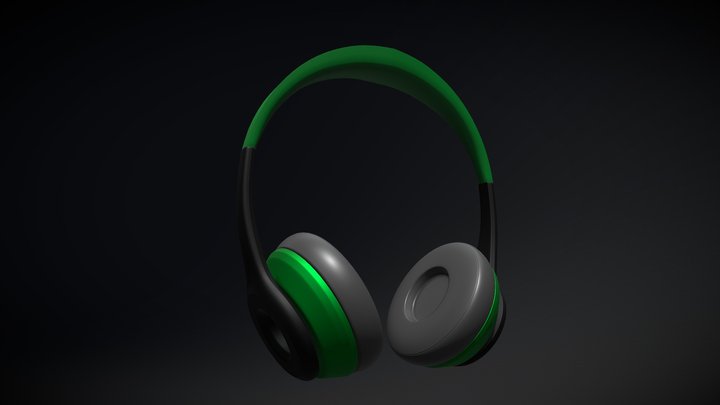 Sluchawki wizualizacja 3D Model