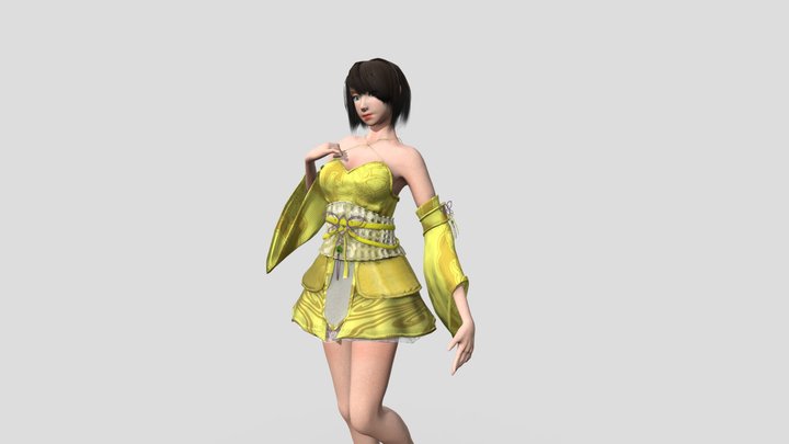 girls model 3D Model