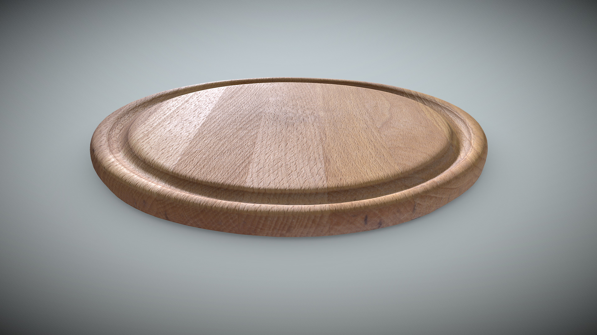 3D model wooden board - This is a 3D model of the wooden board. The 3D model is about a brown hat on a white background.
