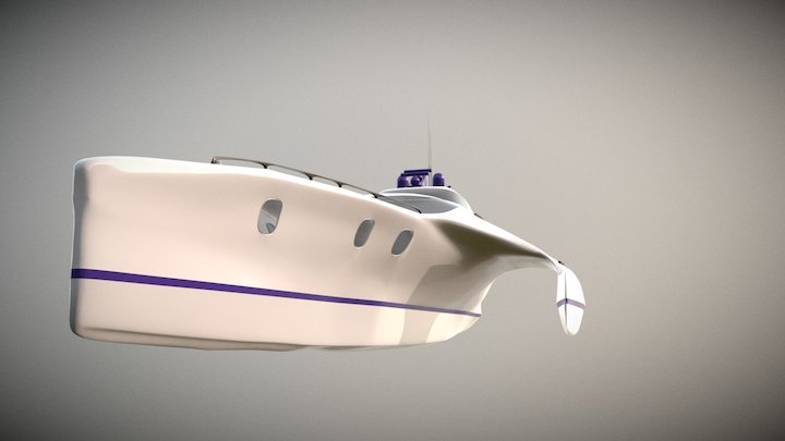 Yacht Adastra 3D Model