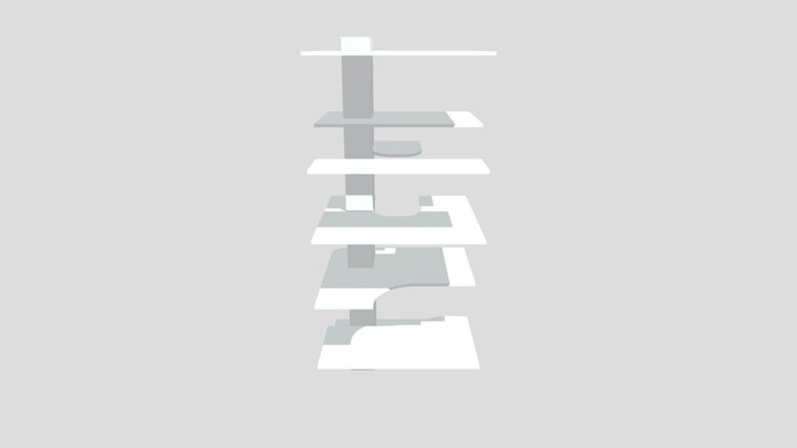 Component 4 (Platforms):SHibaura House 3D Model