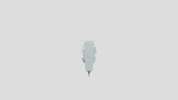 Japanese Aircraft Carrier Hōshō 3D Model