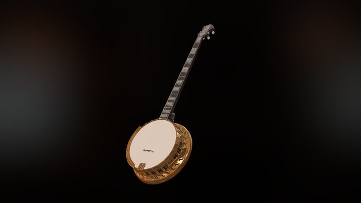 Bacon Plectrum Banjo 3D Model