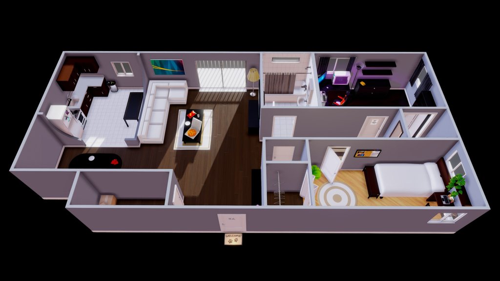 Twokinds Modern Trio Apartment