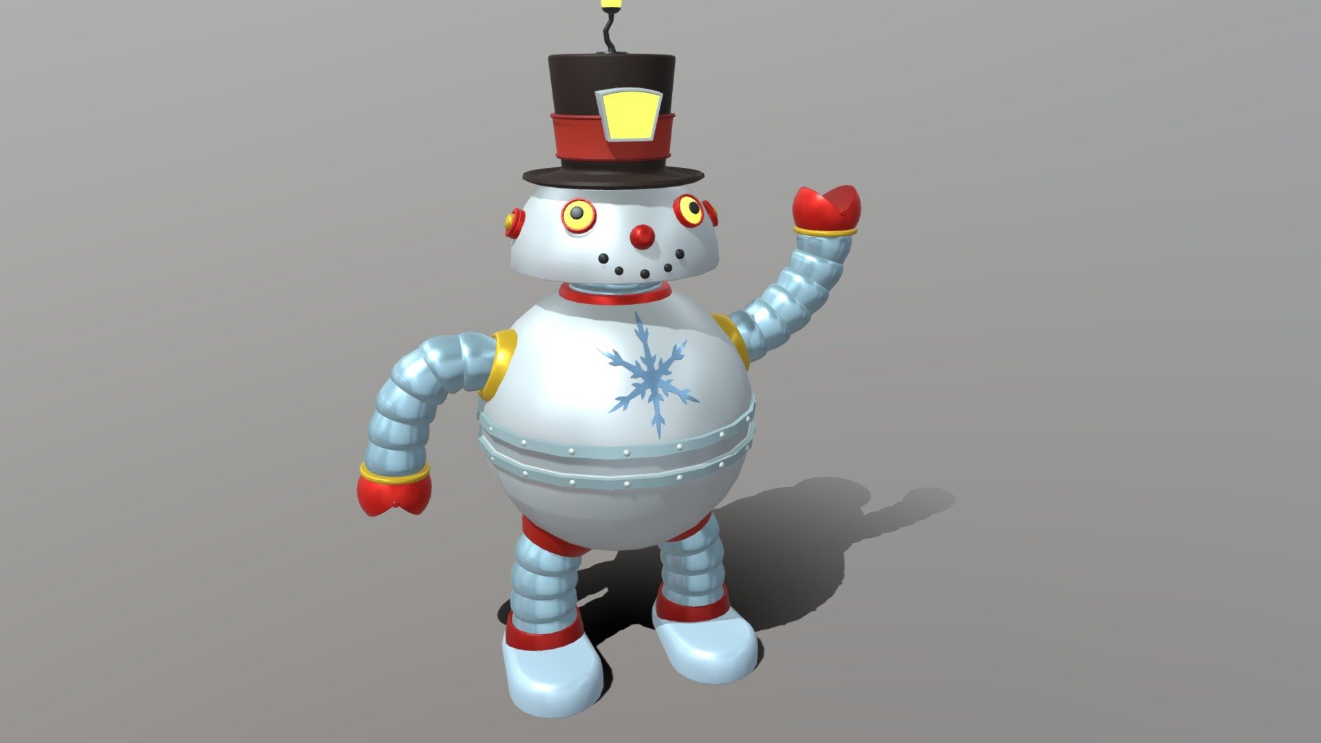 New year robot - XYZ Daily Draft D9