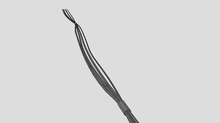 Cables on floor 3D Model