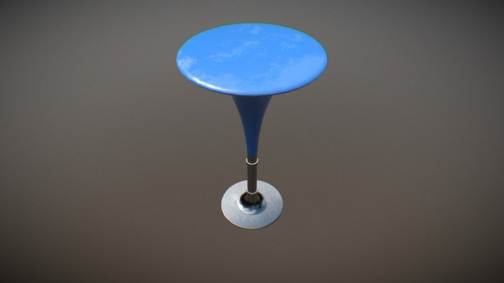 Bar Table – Free 3D Model STL