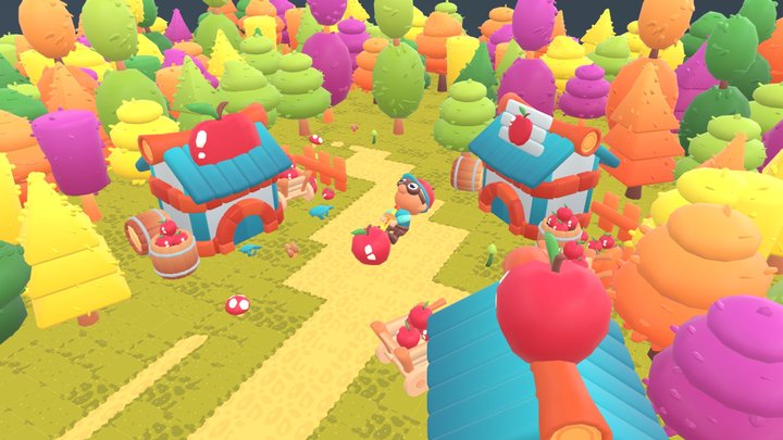 apple farmer founds applescalibur in the forest 3D Model