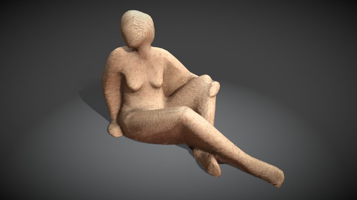 Sculpture "Connected" 3D Model