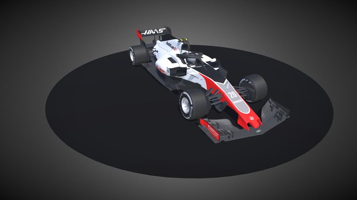 F1 Haas 2018 3D Model