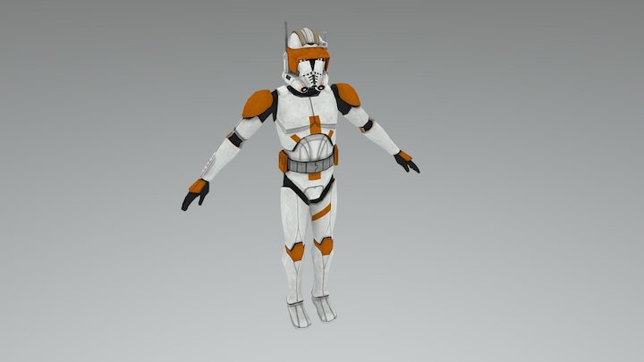 Star Wars  212th Commander Cody 3D Model