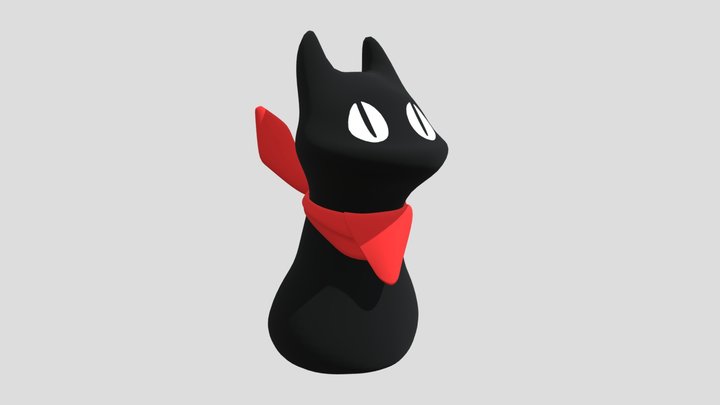 Sakamoto from Nichijou 3D Model