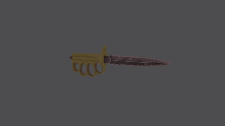 trench_knife 3D Model