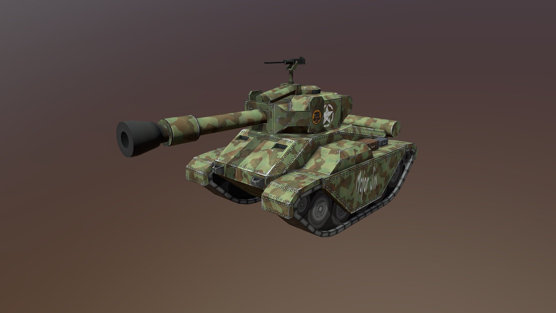 Game Ready Tank Model - 3D model by George (@George540) [86dd658]