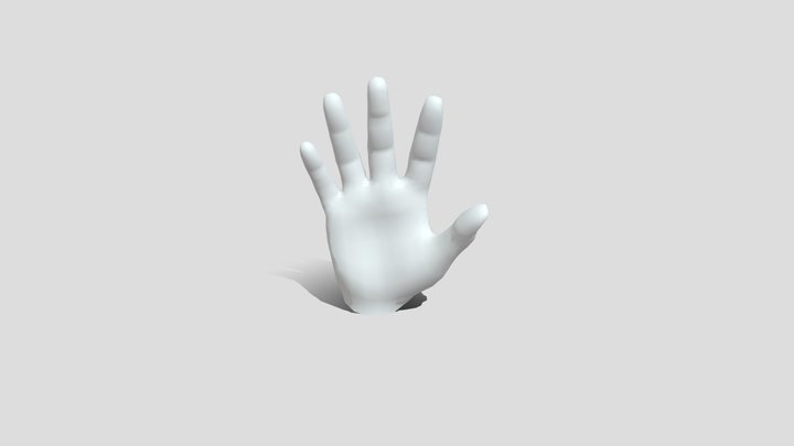 hand with bones 3D Model