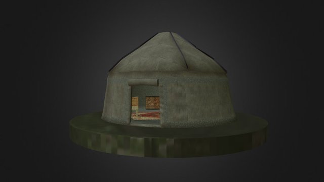 Turkish Tent 3D Model 3D Model