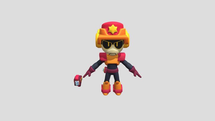 Lawrie - Brawl Stars 3D Model