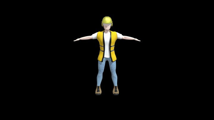 Prevención de riesgos en minería 3D Model