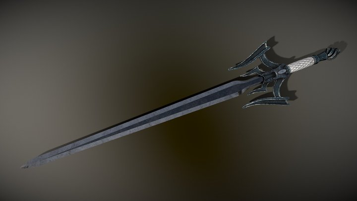 Glass Sword 3D Model