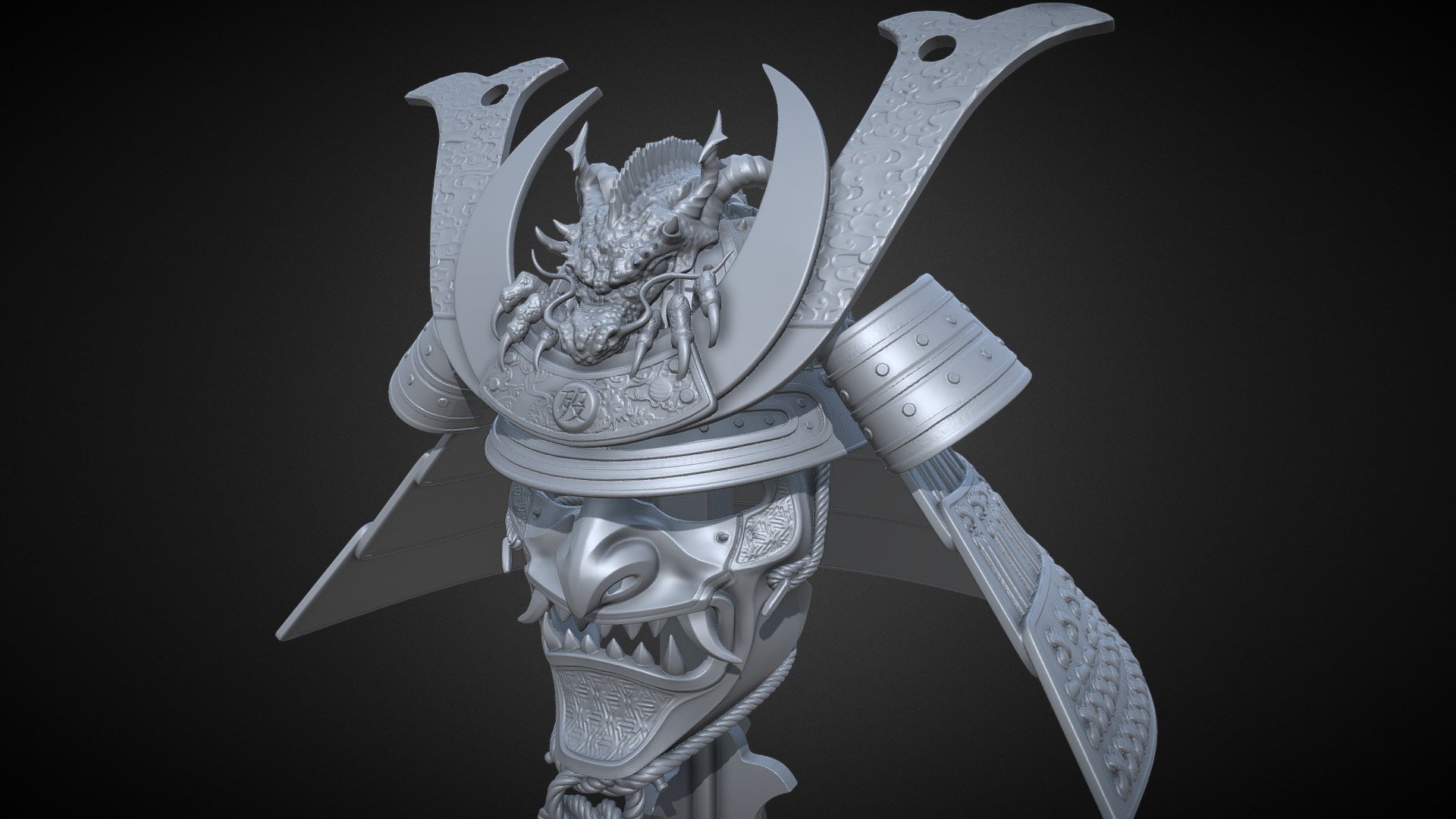 Kabuto 四 - 3D model by Omassyx (@omassyx) [86e108e]