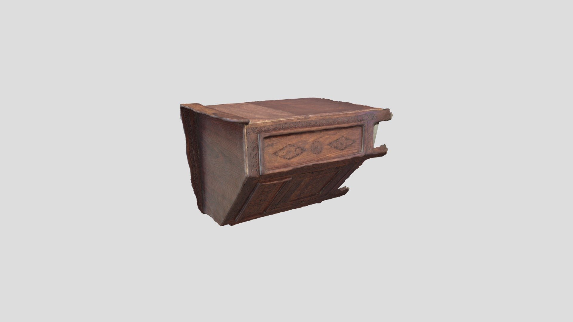 Corner Wall Wooden Table