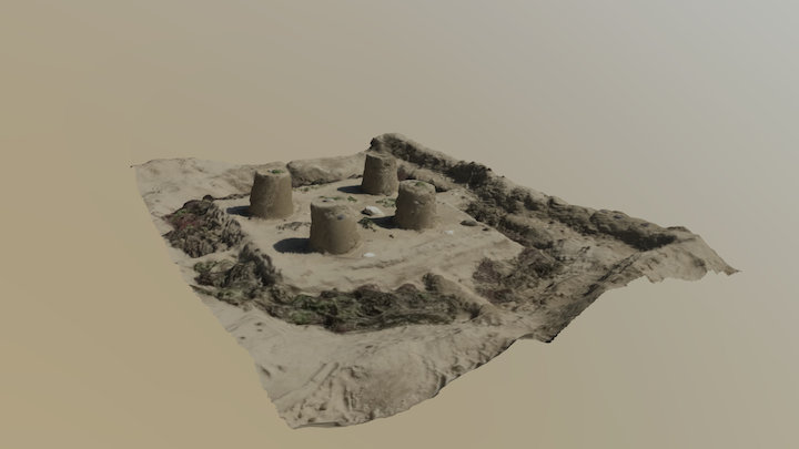 Sand castle 3D Model