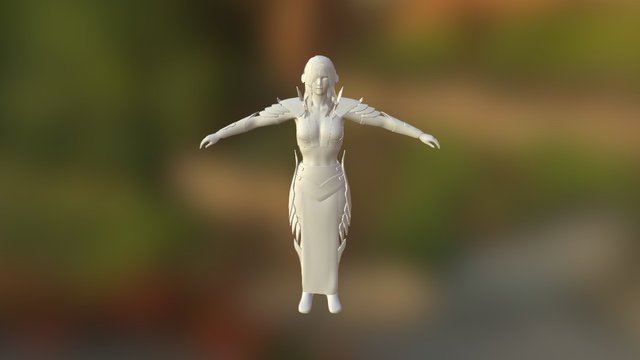 Female_Leather_Armor 3D Model