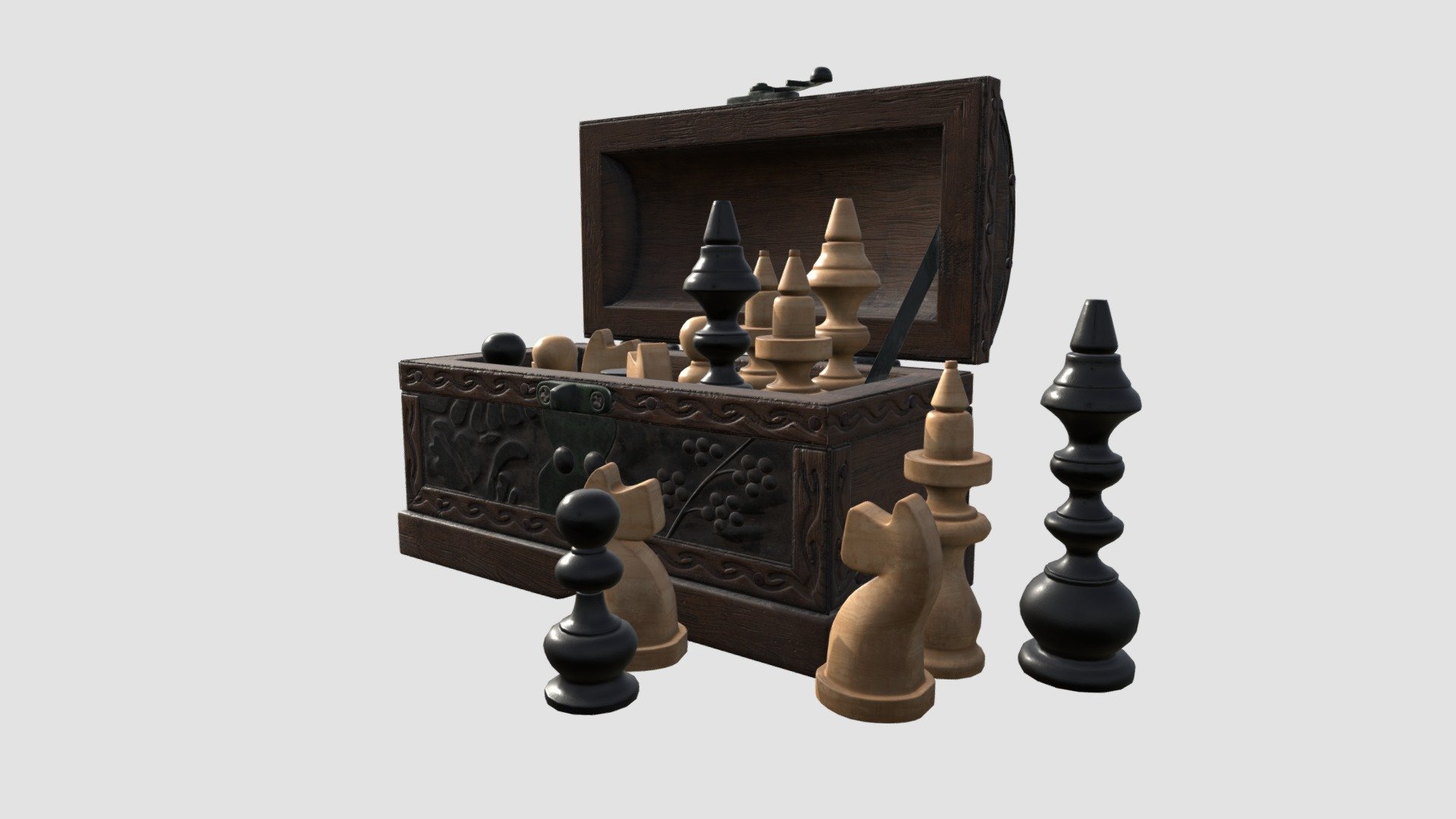 chess - Buy Royalty Free 3D model by Evermotion [86e3844] - Sketchfab Store