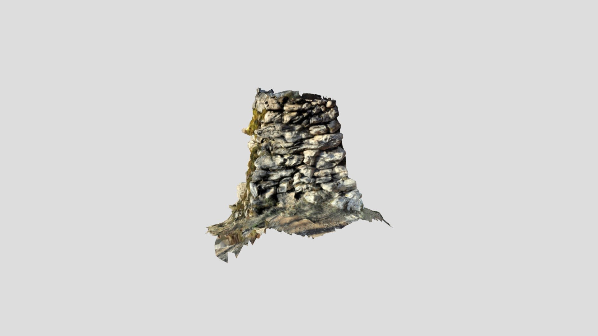 Stones pedestal
