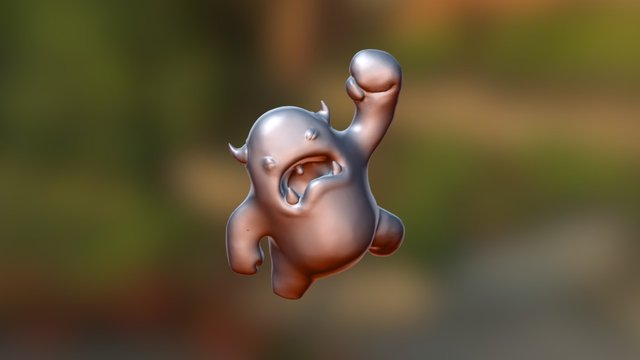 cgCookie Sculpting Exercise - Melvin 3D Model