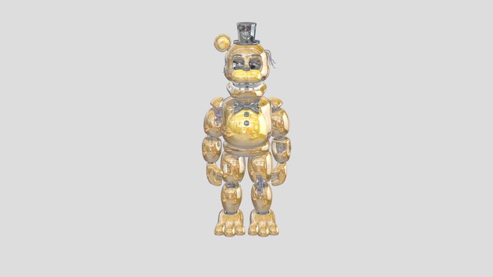 Fnaf-2-withered-golden-freddy (1) 3D Model