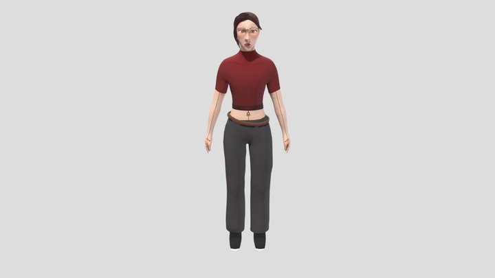 Full body model of character 3D Model