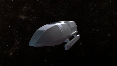 Star Trek Galileo Type 5 Shuttle Craft 3D Model