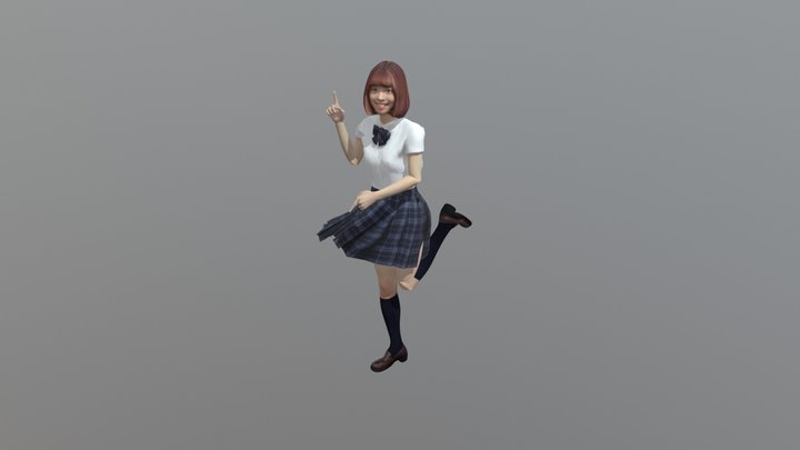 Wenzi Dance01 3D Model