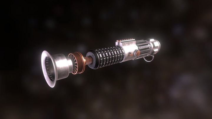 Obi-Wan Kenobi's Lightsaber 3D Model